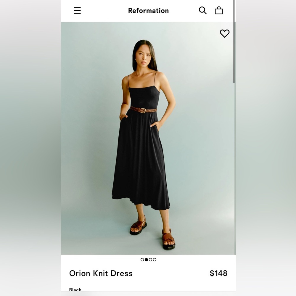 Reformation Orion Knit Dress